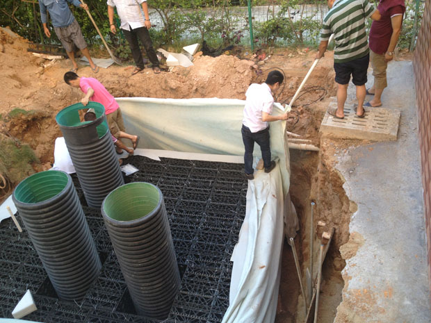 雨水收集池在雨水收集系统中的应用